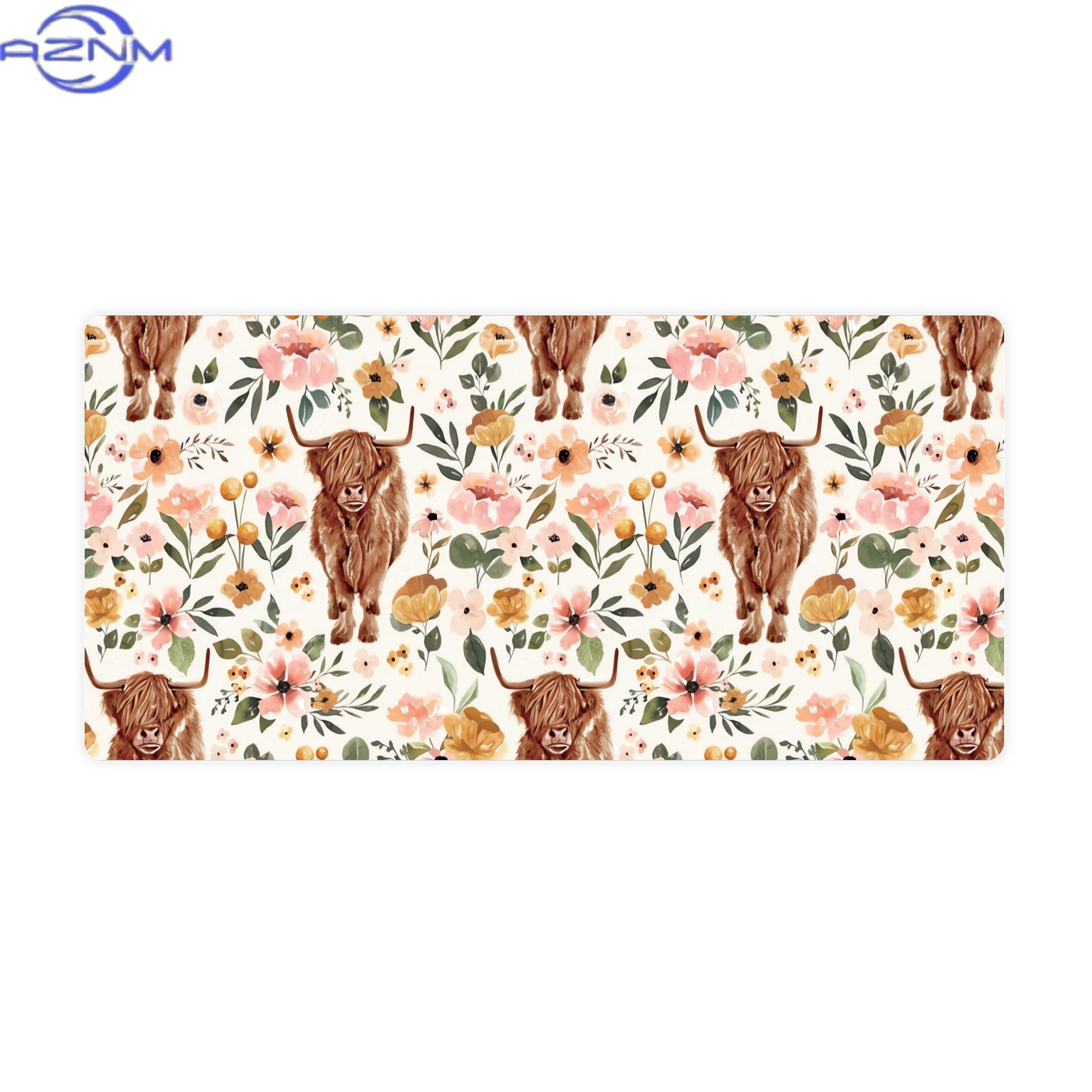 Cow Mat Rubber - Podkładka na biurko w stylu boho