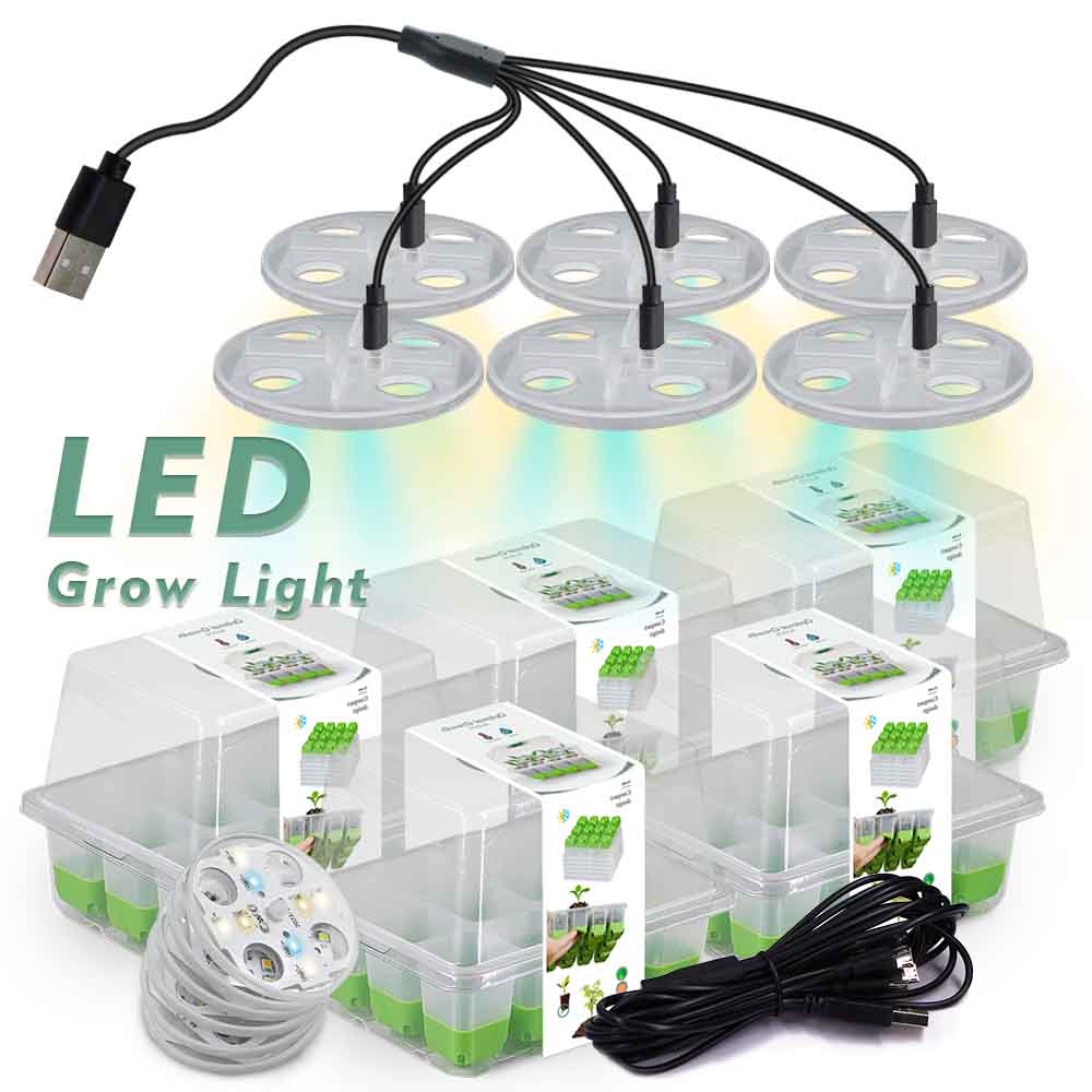 Greenhouse Plastic Film - Zestaw oświetlenia LED do uprawy sadzonek