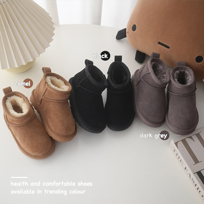 Cow Mat Rubber - Dziecięce zimowe buty śniegowe Baby Cow