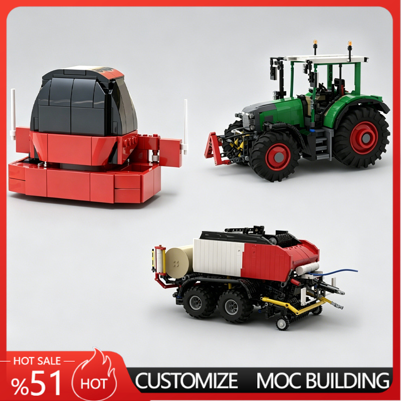 Agriculture Farming Certificate - Nowy Zielony Traktor Rolniczy z Czerwoną