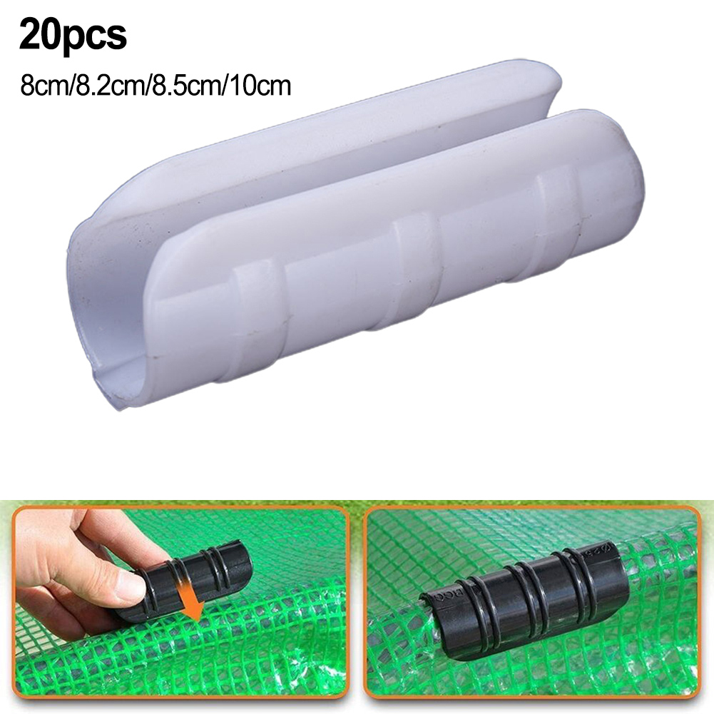 Greenhouse Plastic Film - 20 szt. Rama szklarniowa klips z