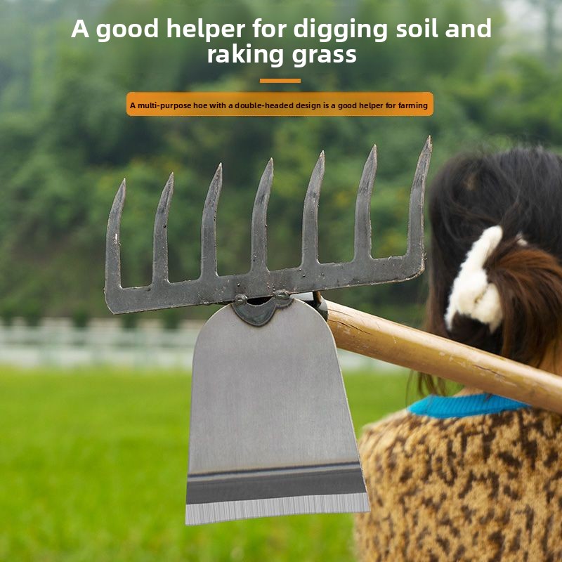 Dwufunkcyjna motyka-Grabie ze  – Soil Tilling Cultivator recenzja i cena