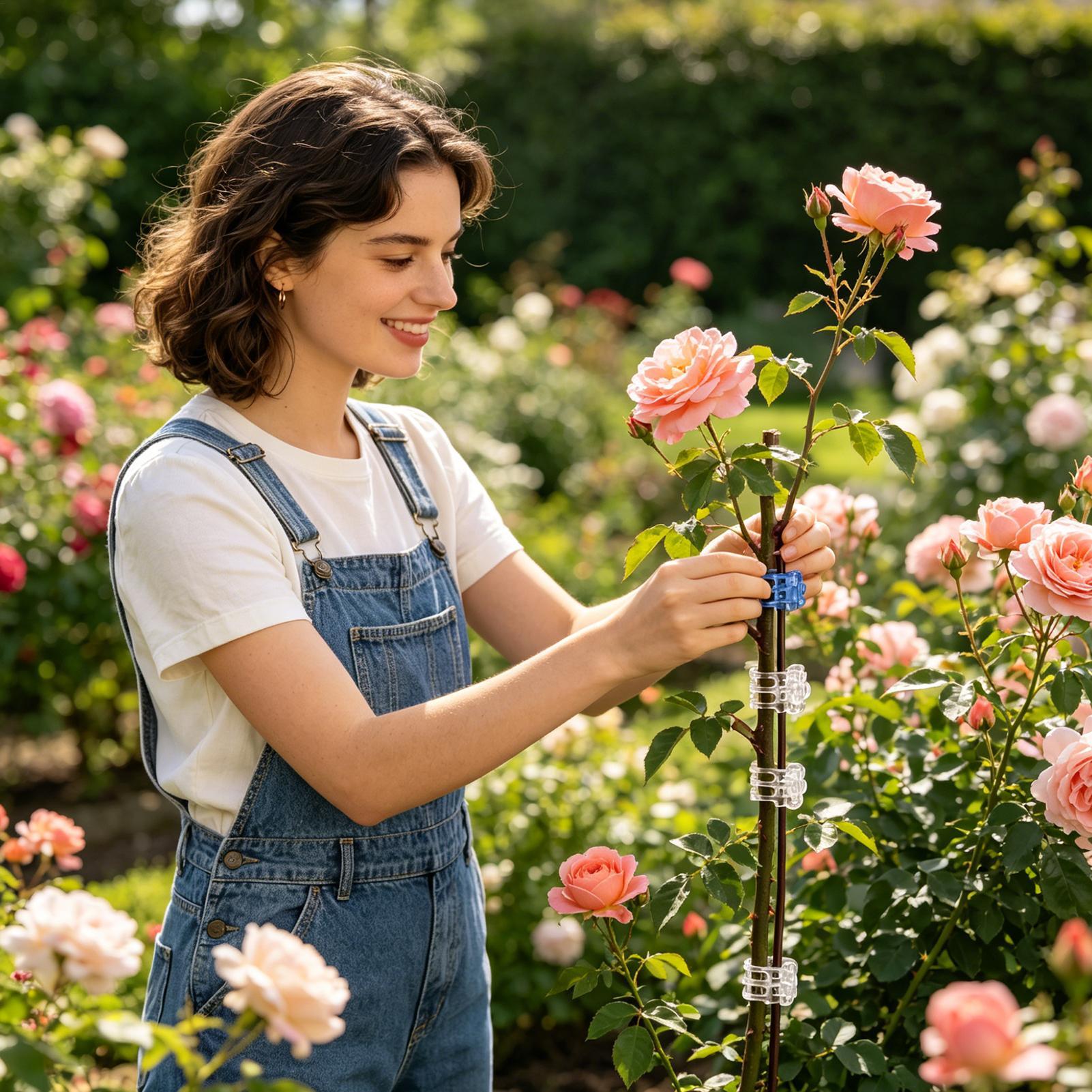 Klipsy do orchidei 60 sztuk, k – Greenhouse Plastic Film recenzja i cena
