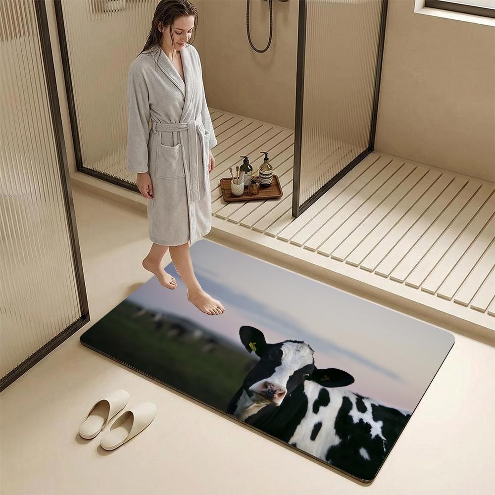 Abstrakcyjna Mata Podłogowa z  – Cow Mat Rubber recenzja i cena