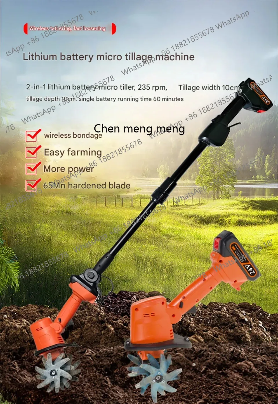 Nowy, wielofunkcyjny elektrycz – Soil Tilling Cultivator recenzja i cena