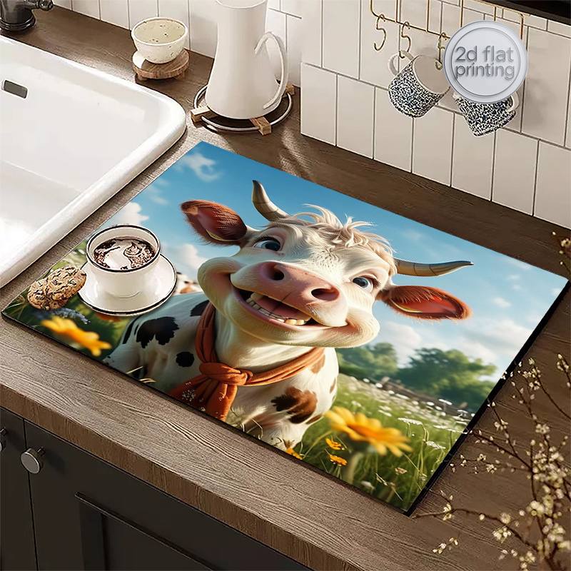 Drukowanie 2D, płaska podkładk – Cow Mat Rubber recenzja i cena